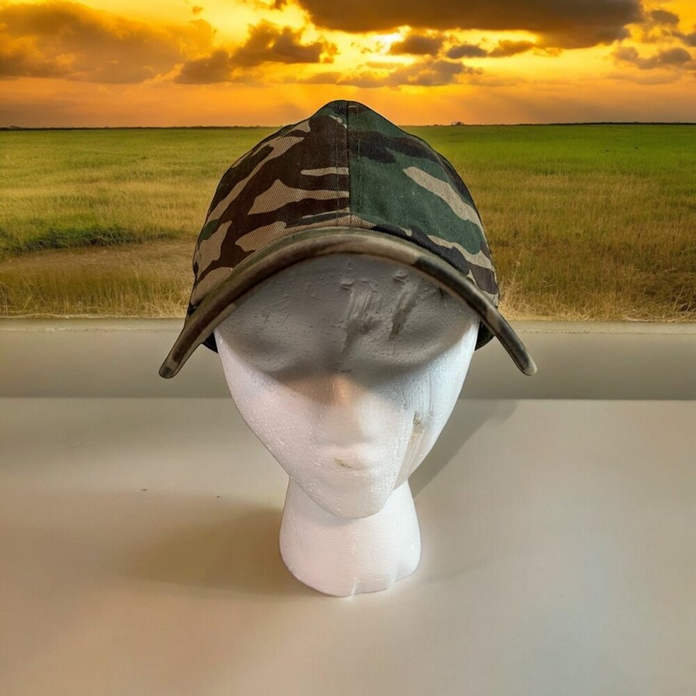 Elwood Camo Baseball Cap Unisex One Size Adjustable Strapback Hunting Outdoor